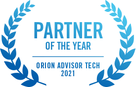 Orion Advisor Tech 2021 Partner of the Year